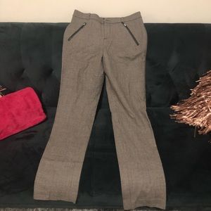 Straight Leg Houndstooth Pants by Ralph Lauren